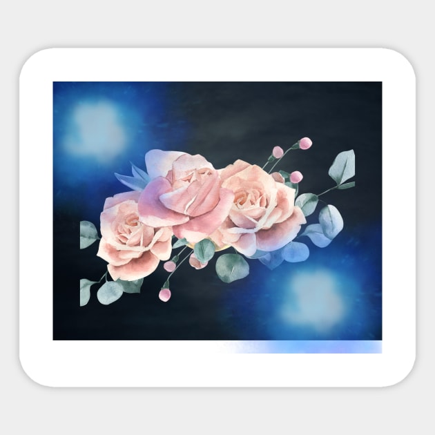 Pretty Rose Sticker by ayoubShoop